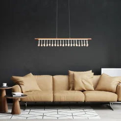 näve LED-Pendelleuchte Nobilis 100x6x120cm dimmbar