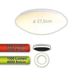 näve LED-Wand-/Deckenleuchte Dublin weiß