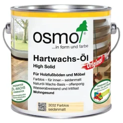 Osmo Hartwachs-Öl Original Farblos Seidenmatt 2,5 L