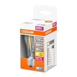 Osram LED-Leuchtmittel dimmbar warmweiÃŸ 75W klar