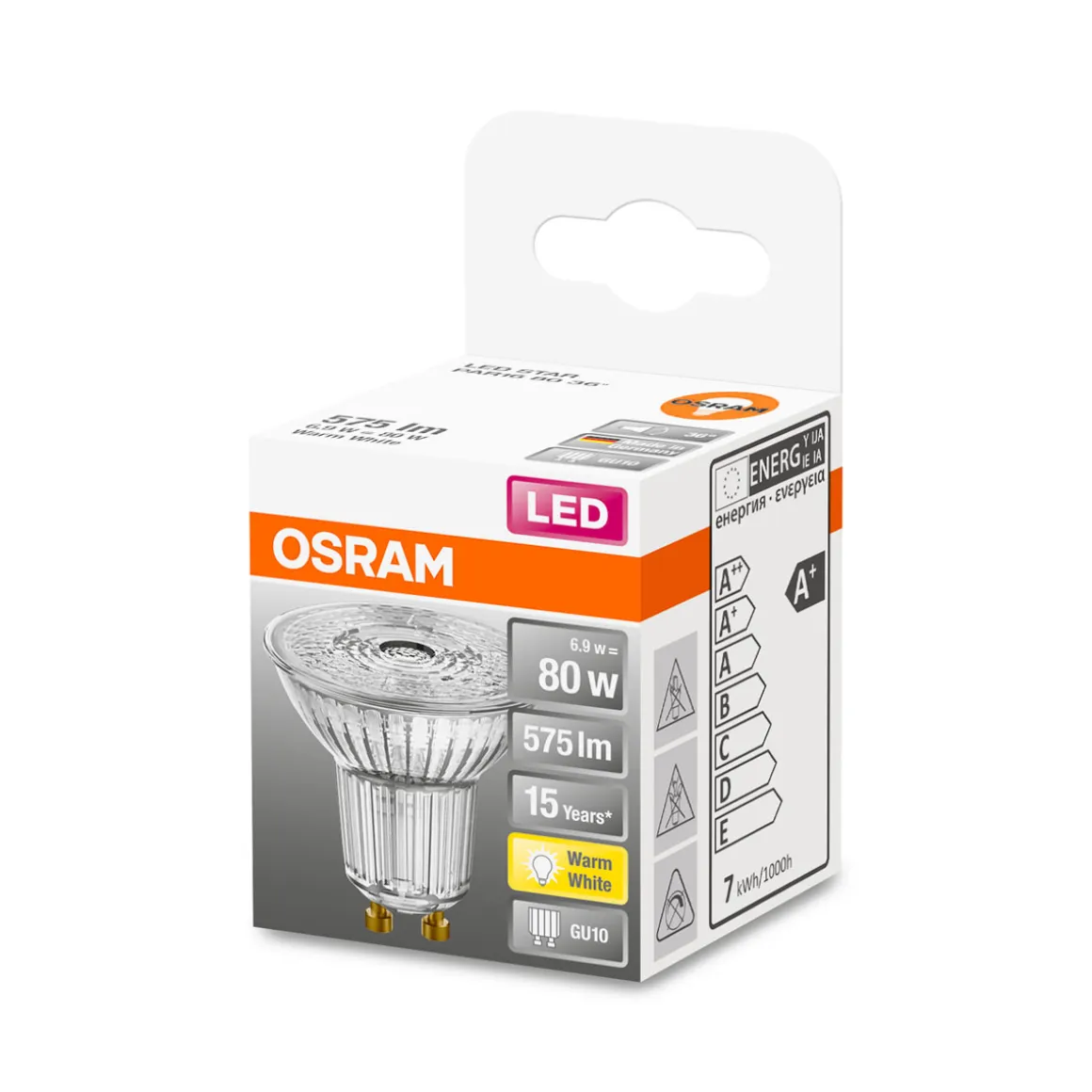 Osram LED-Leuchtmittel Reflektor 36 Grad 80W warmweiß