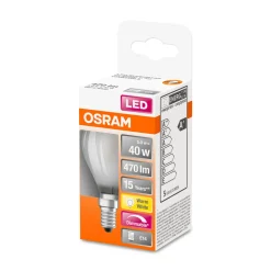 Osram LED-Tropfen E14 dimmbar 40W matt