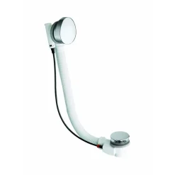 Ottofond Ab- u Überlaufgarnitur chrom mit Exenter für höheren Wasserstand