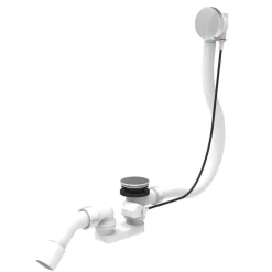 Ottofond Ab-/Überlaufgarnitur für Körperformwanne chrom