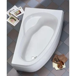 Ottofond Eckwanne Loredana Mod A 175 x 110 cm weiß