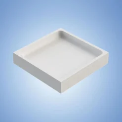 Ottofond Komplettset Duschwanne quadratisch 80 x 80 cm weiß mit Träger und Ablaufgarnitur