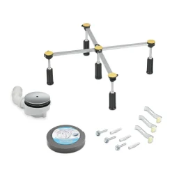 Ottofond Montageset für flache Duschwanne mit Ablauf 90 mm