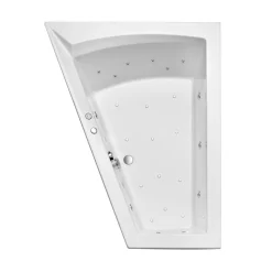 Ottofond Whirlpool-Komplettset Galia Mod B 170 x 100 cm inklusive Farblichtwechsler