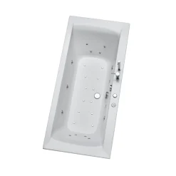 Ottofond Whirlpool-Komplettset Rosa 190 x 80 cm inklusive S2000 WE und Farblichtwechsler