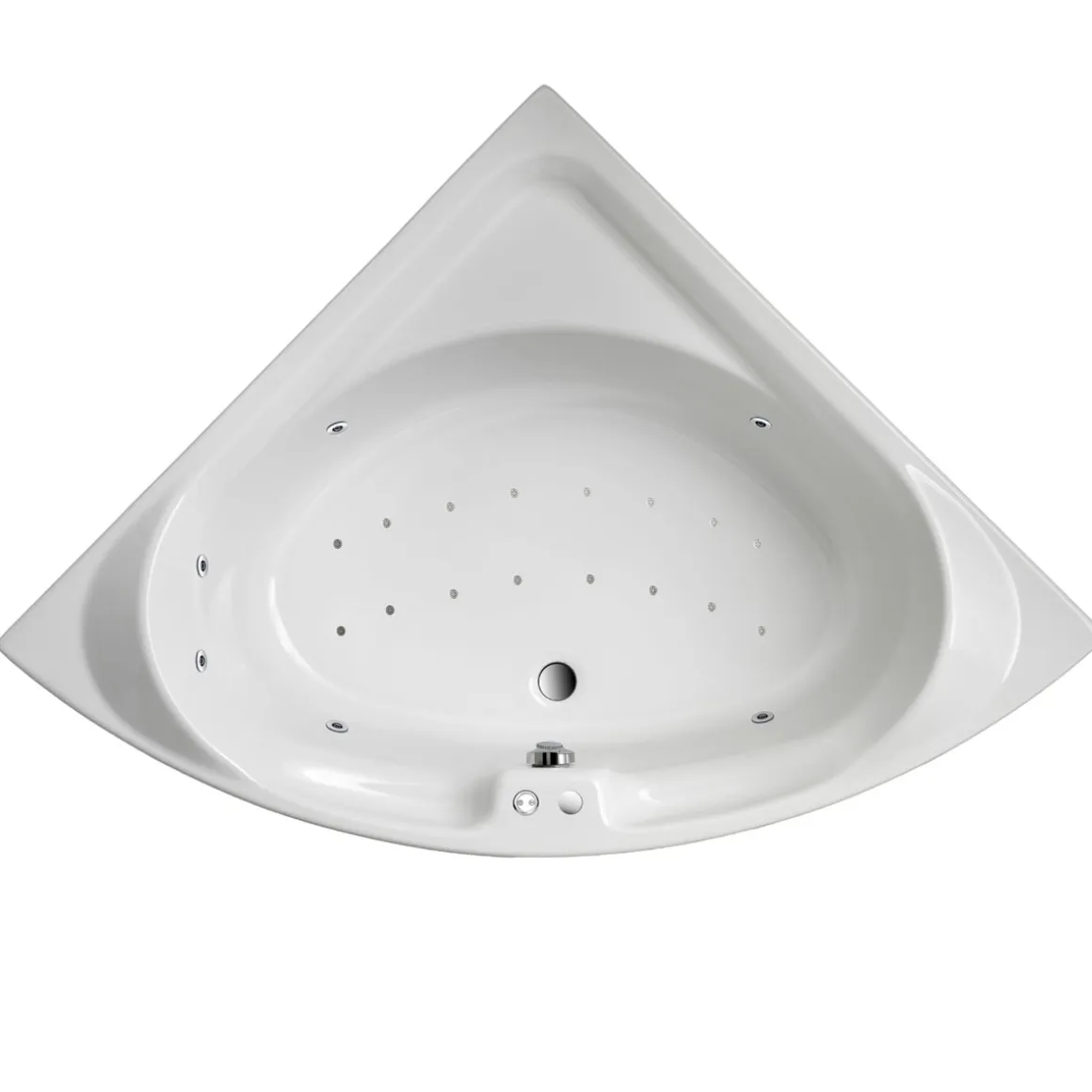 Ottofond Whirlpool-Set Laguna 136 cm weiß Typ 3