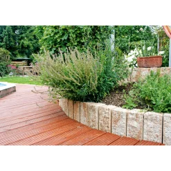 Palisade Spaltino Mini sahara-weiß-melange 37x12,2x12,5 cm