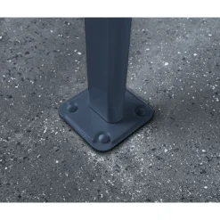 Palram Canopia Capri Alu Terrassenüberdachung Polycarbonat 3x5,6 m grau