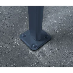 Palram Canopia Capri Alu Terrassenüberdachung Polycarbonat 3x9,7 m grau