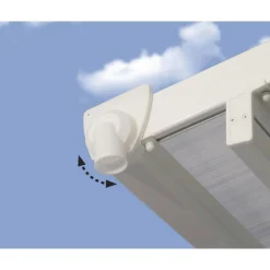 Palram Terrassenüberdachung Feria 730 x 300 cm weiß