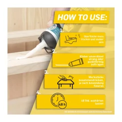 Pattex Montagekleber Kleben statt Bohren 133 g