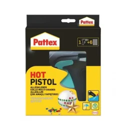 Pattex Heißklebepistole Hot Pistol 1x Klebepistole und 6x Hotmelt Klebesticks