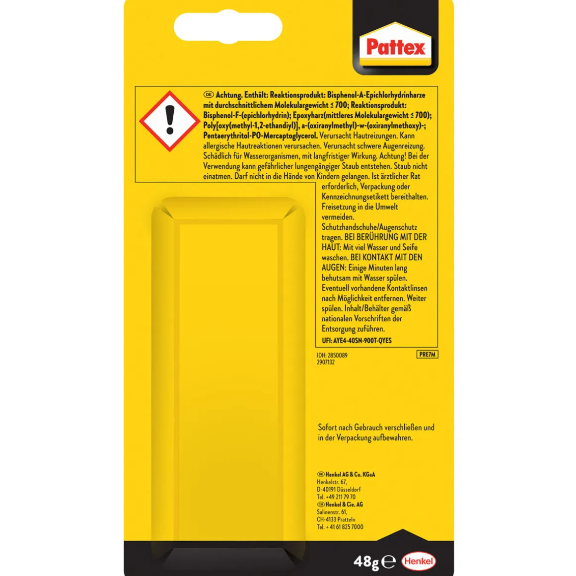 Pattex 2K-Epoxidharz Repair Express Metall Powerknete 48 g