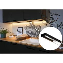 Paulmann Base Profil 2 m mit weißem Diffusor eloxiert