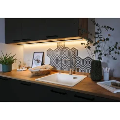 Paulmann Base Profil 2 m mit weißem Diffusor eloxiert