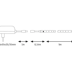 Paulmann Set Motion SimpLED 10 Watt 5 m beschichtet inkl Farbwechselfunktion