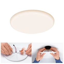 Paulmann LED-Deckenleuchte Veluna VariFit Durchmesser 21,5 cm 3000K weiß