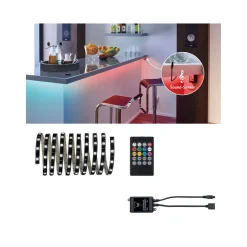 Paulmann YourLED Comfort Set Lights and Sound 3m RGB schwarz