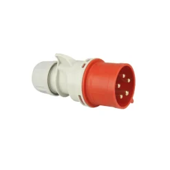 PCE Instruments Cee-Kraftstecker 32 A mit Kabelknickschutz