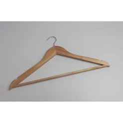 Peggy-Perfect Holzkleiderbügel mit Steg 5er Pack