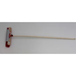 Peggy-Perfect Kratzbesen mit Schabekante und Stiel 40 cm