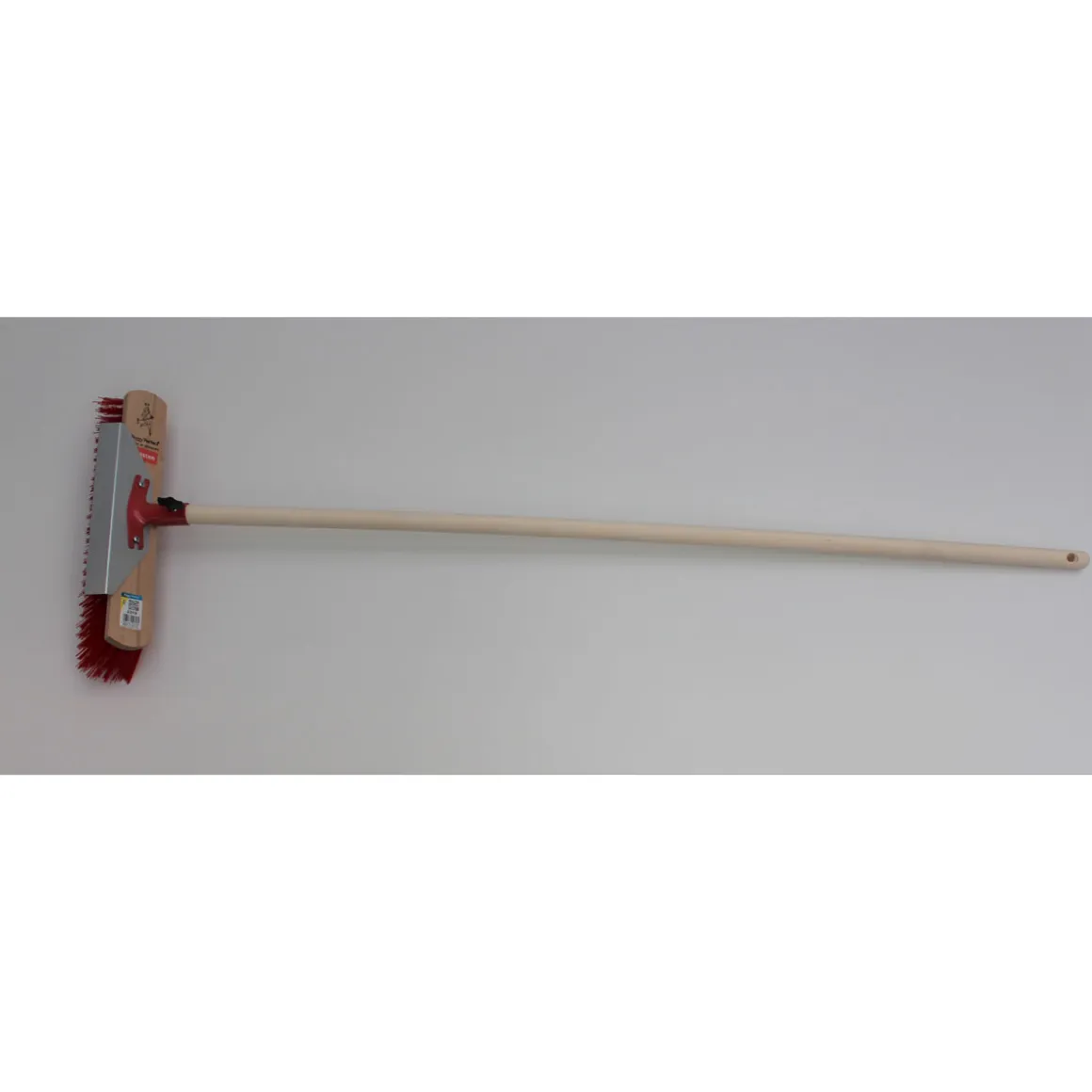 Peggy-Perfect Kratzbesen mit Schabekante und Stiel 40 cm