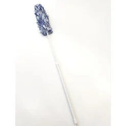 Peggy-Perfect Staubwedel Mikrofaser Telestiel blau/weiß