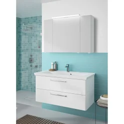 Pelipal LED-Spiegelschrank Trentino weiß inkl Leuchtmittel