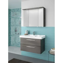 Pelipal LED-Spiegelschrank Trentino grau