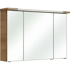 Pelipal Spiegelschrank Trentino Eiche inkl LED-Aufbauleuchte