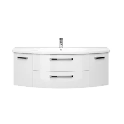 Pelipal Waschtischunterschrank Asti weiß hochglanz Fokus 4010