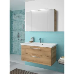 Pelipal Waschtischunterschrank Trentino Eiche 105 x 51 x 49 cm