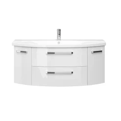 Pelipal Waschtischunterschrank Asti weiß hochglanz Fokus 4010