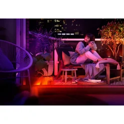 Philips Hue LED-Außenleuchte Lily 19,4 x 8,4 x 7 cm schwarz