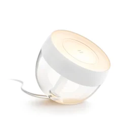 Philips Hue LED-Tischleuchte Iris transparent