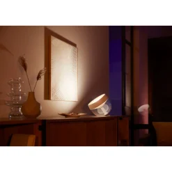 Philips Hue LED-Tischleuchte Iris transparent