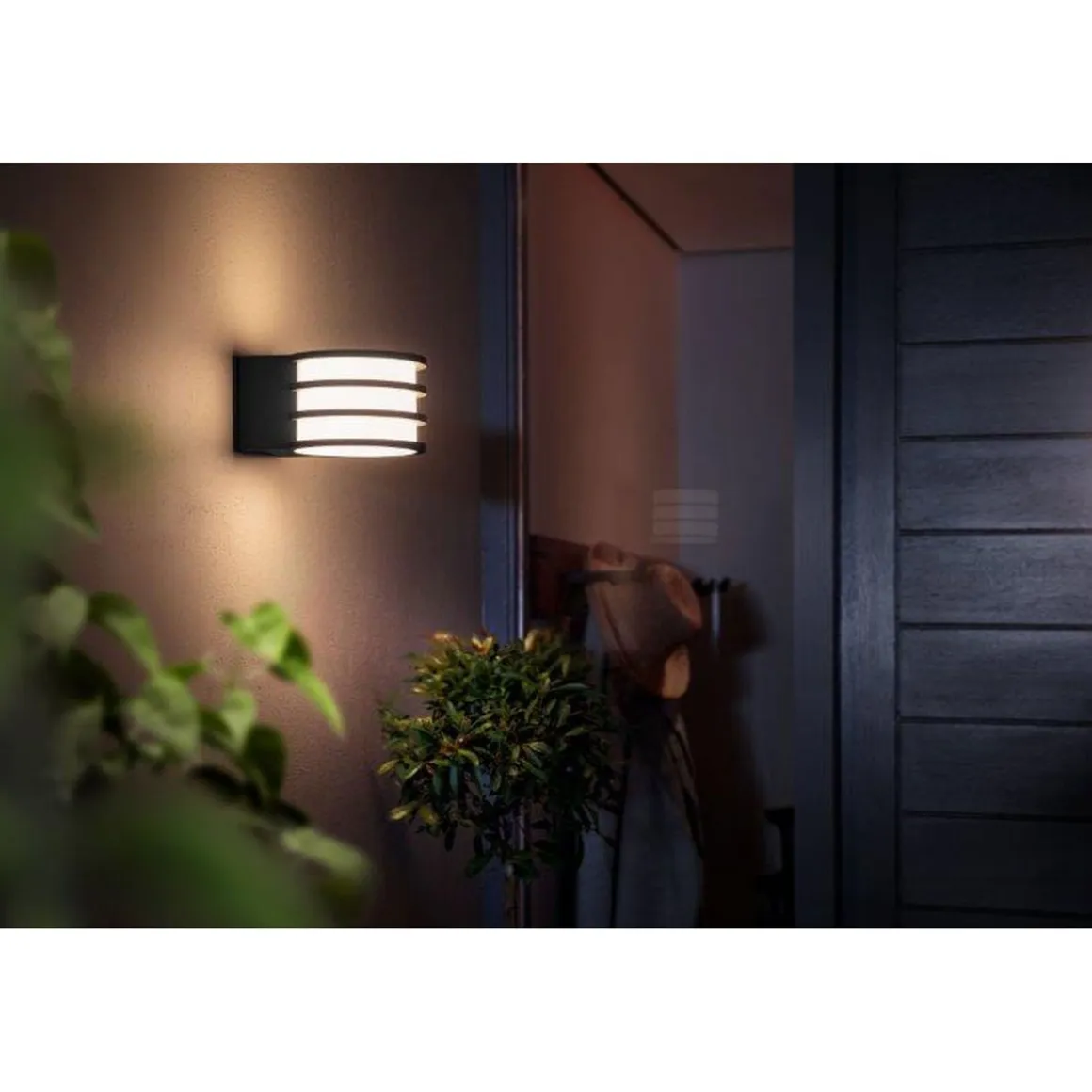Philips Hue LED-Wandleuchte Lucca anthrazit