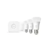 Philips Hue Starter-Set White Ambiance inkl 3 x LED-Lampe E27 und Bridge und Dimmschalter