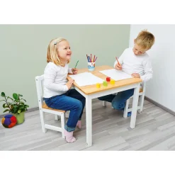 Pinolino Kindersitzgruppe Fenna weiß/natur, 3-tlg.