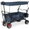 Pinolino Klappbollerwagen Paxi dlx Comfort mit Bremse, marineblau
