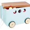 Pinolino Spielzeugkiste mit Rollen Jim, mint