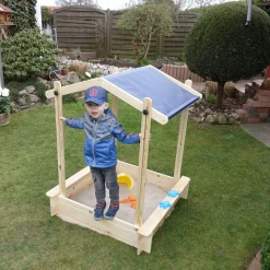 Promadino Sandkasten Peter mit Dach