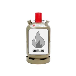 Propangas-Eigentumsflasche Stahl 5 kg Füllung zzgl Pfand