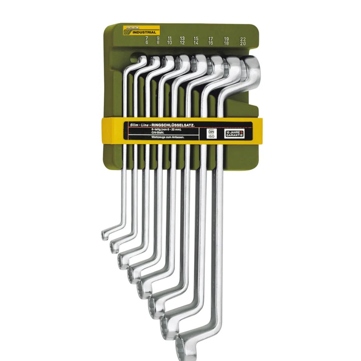 Proxxon Industrial Doppel-Ringschlüssel-Satz 6-22 mm 8-teilig