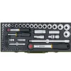 Proxxon Industrial Steckschlüssel-Satz 1/4 und 1/2 Zoll 56-teilig
