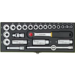 Proxxon Industrial Steckschlüssel-Satz 3/8 Zoll 24-teilig